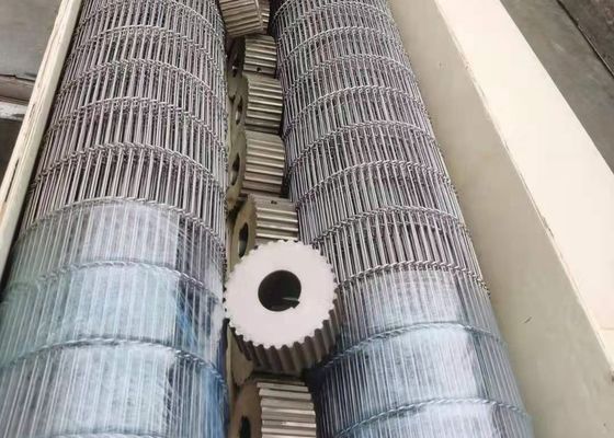 50cm Genişlik Cips Kızartma Pişirme Düz Esnek Tel Bant 316l Paslanmaz Çelik
