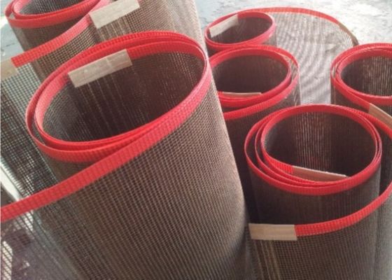 Isıya Dayanıklı 4x4 Özelleştirmeyi Destekler Ptfe Hasır Konveyör Bant