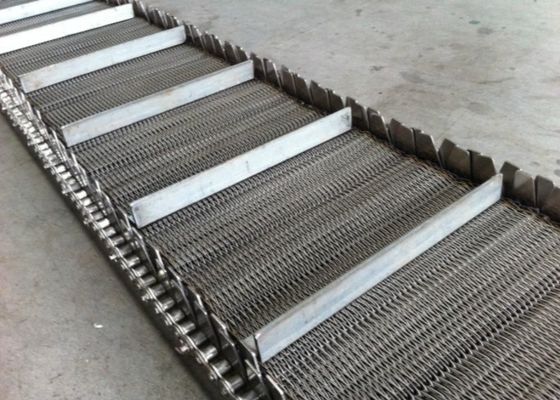 Kurutma ve Boşaltma 201 Zincirli Hasır Konveyör Bant 3mm Çap