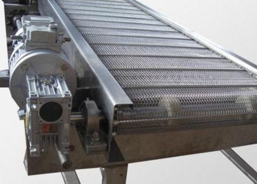 304 Paslanmaz Çelik Tel Çapı 1-3mm Zincir Örgü Konveyör Bant Asit Direnci