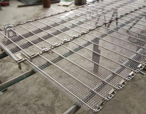 Sebze Yiyecek Temizliği için Yüksek Güçlü Paslanmaz Çelik Ağ Kemerleri