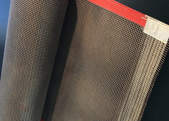 Yapışmaz Isıya Dayanıklı Shrink Tünel  Konveyör Bantları Ptfe Mesh Fiberglas