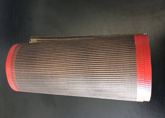 Uv Kurutma Makinesi İçin Bullnose Ortak Sonsuz Ptfe Konveyör Bantları