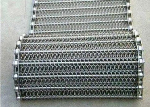 316l Spiral Hasır Bant Yüksek Sıcaklık Patates Temizleme Konveyörü